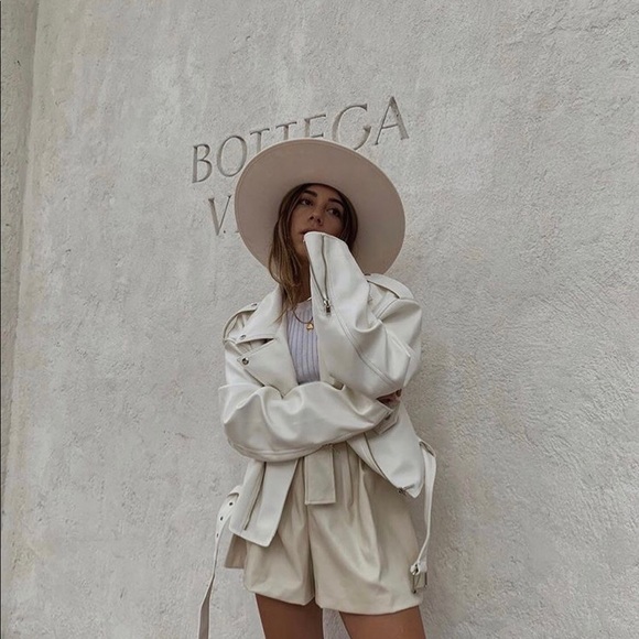 Wide Brim Hat Grey S/M Wool - Picture 13 of 15